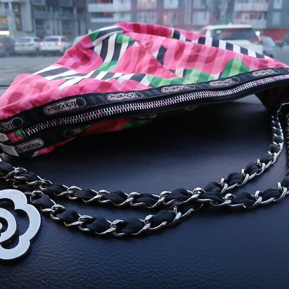 Y2K - le Sportsac X OC -tijuana Rose-hobo-bag - Picture 9 of 10